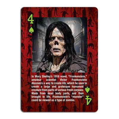 A History of Zombies - Playing Cards