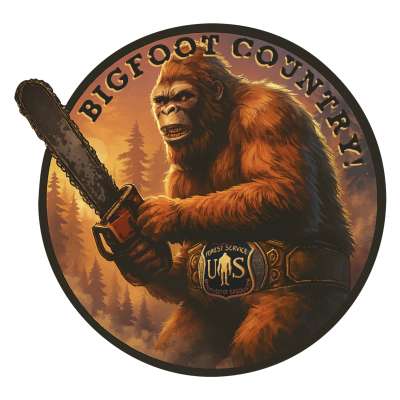 IHS-10P-072 - Bigfoot Country USFS Dep. Squatch