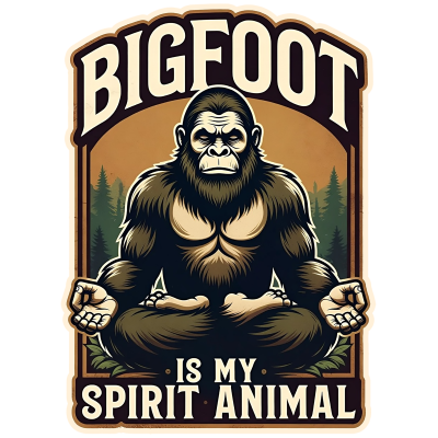 IHS-10P-092 - Bigfoot Spirit Animal V2
