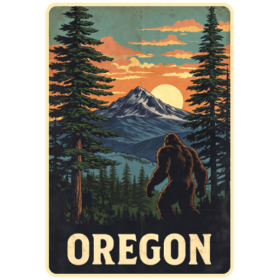 IHS-10P-098 - Oregon Sunset Vista Squatch