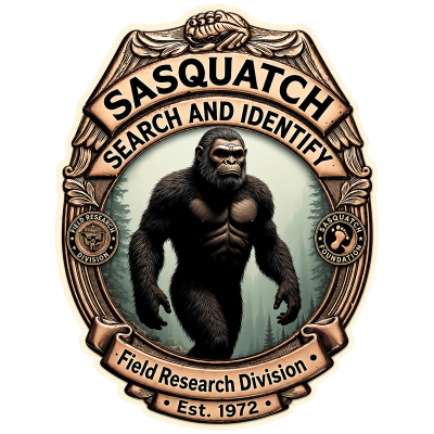IHS-10P-107 - Sasquatch Search & Identify Badge