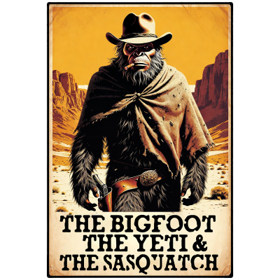 IHS-10P-084 - The Bigfoot The Yeti & The Sasquatch