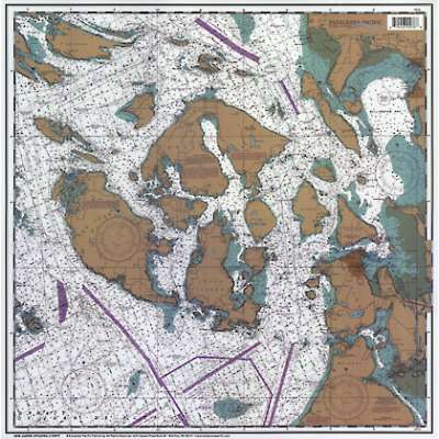 San Juan Islands Cruising Chart