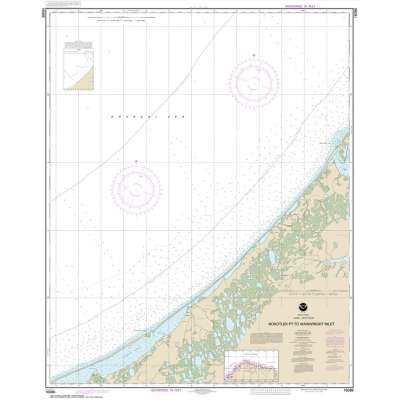 Alaska NOAA Charts :HISTORICAL NOAA Chart 16086: Nakotlek Pt. to Wainwright