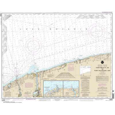 HISTORICAL NOAA Chart 14806: Thirtymile Point: N.Y.: to Port Dalhousie: Ont.