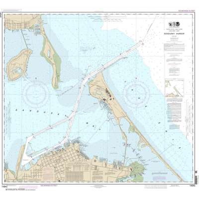 Great Lakes NOAA Charts :NOAA Chart 14845: Sandusky Harbor