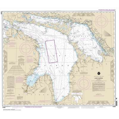 Great Lakes NOAA Charts :NOAA Chart 14860: Lake Huron