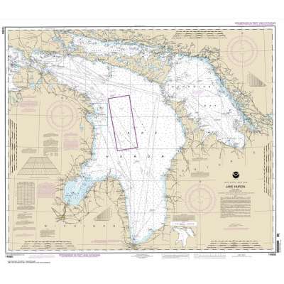 HISTORICAL NOAA Chart 14860: Lake Huron