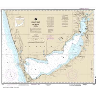 HISTORICAL NOAA Chart 14935: White Lake