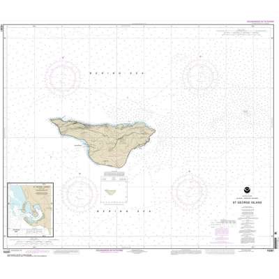 Alaska NOAA Charts :HISTORICAL NOAA Chart 16381: St. George Island: Pribilof Islands