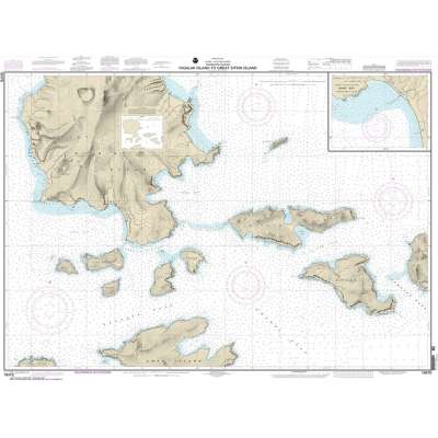 HISTORICAL NOAA Chart 16478: Tagalak Island to Great Sitkin Island;Sand Bay-Northeast Cove