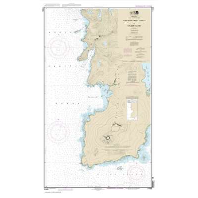 Alaska NOAA Charts :HISTORICAL NOAA Chart 17325: South and West Coasts of Kruzof Island