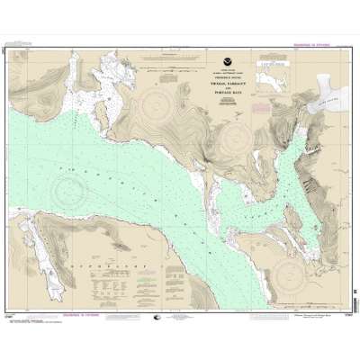 HISTORICAL NOAA Chart 17367: Thomas: Farragut: and Portage Bays: Frederick Sound