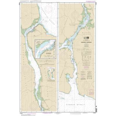 Alaska NOAA Charts :HISTORICAL NOAA Chart 17375: Wrangell Narrows;Petersburg Harbor
