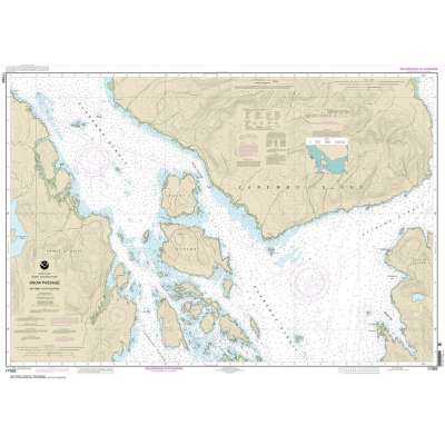 HISTORICAL NOAA Chart 17383: Snow Passage: Alaska