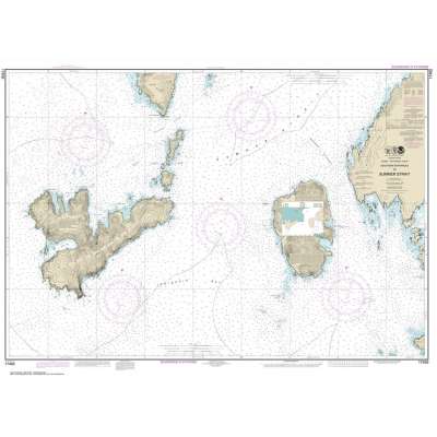 Alaska NOAA Charts :NOAA Chart 17402: Southern Entrances to Sumner Strait