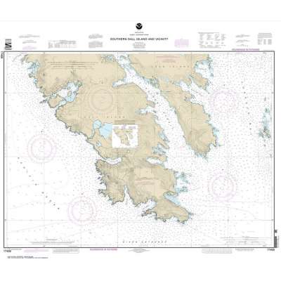 Alaska NOAA Charts :HISTORICAL NOAA Chart 17409: Southern Dall Island and vicinity