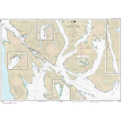 Alaska NOAA Charts :NOAA Chart 17428: Revillagigedo Channel: Nichols Passage: and Tongass Narrows;Seal Cove;Ward Cove