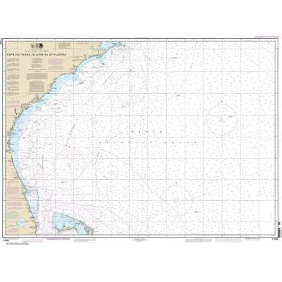 Atlantic Coast NOAA Charts :NOAA Chart 11009: Cape Hatteras to Straits of Florida