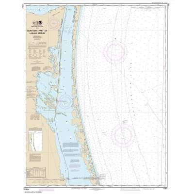 NOAA Chart 11304: NORTHERN PART OF LAGUNA MADRE