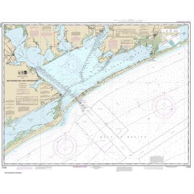 Gulf Coast NOAA Charts :HISTORICAL NOAA Chart 11316: Matagorda Bay and approaches
