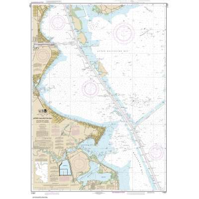 HISTORICAL NOAA Chart 11327: Upper Galveston Bay-Houston Ship Channel-Dollar Pt. to Atkinson