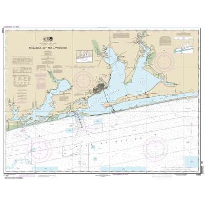 NOAA Chart 11382: Pensacola Bay and approaches