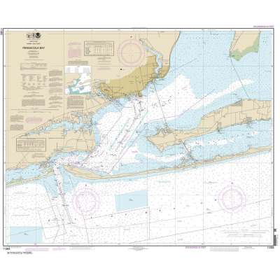 HISTORICAL NOAA Chart 11383: Pensacola Bay