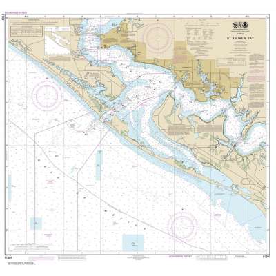 NOAA Chart 11391: St. Andrew Bay
