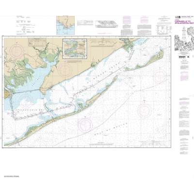 HISTORICAL NOAA Chart 11404: Intracoastal Waterway Carrabelle to Apalachicola Bay;Carrabelle River