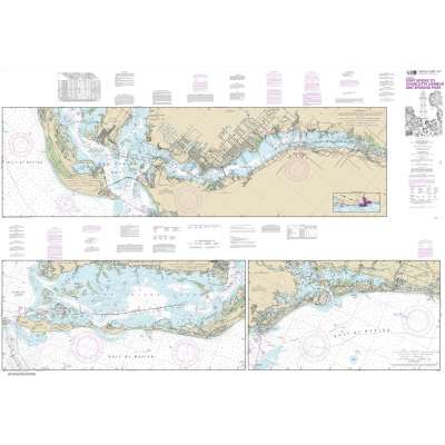 Gulf Coast NOAA Charts :NOAA Chart 11427: Intracoastal Waterway Fort Myers to Charlotte Harbor and Wiggins Pass
