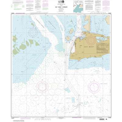 NOAA Chart 11447: Key West Harbor