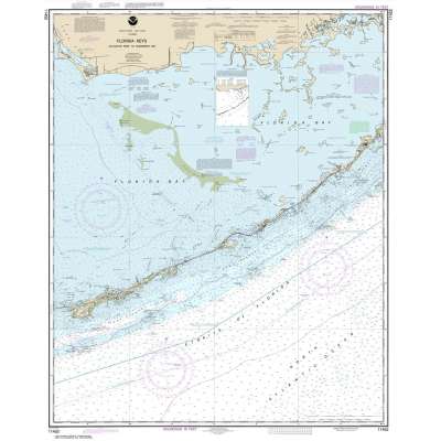 HISTORICAL NOAA Chart 11452: Intracoastal Waterway Alligator Reef to Sombrero Key