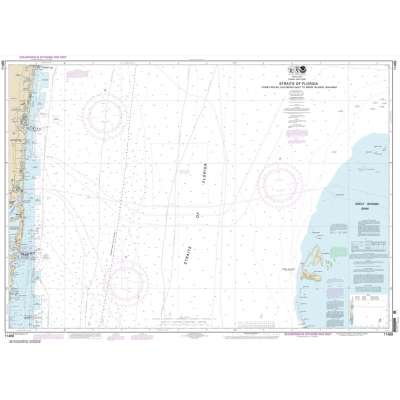 Atlantic Coast NOAA Charts :NOAA Chart 11469: Straits of Florida Fowey Rocks: Hillsboro Inlet to Bimini Islands: Bahamas