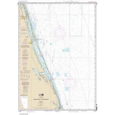 Atlantic Coast NOAA Charts :NOAA Chart 11474: Bethel Shoal to Jupiter Inlet