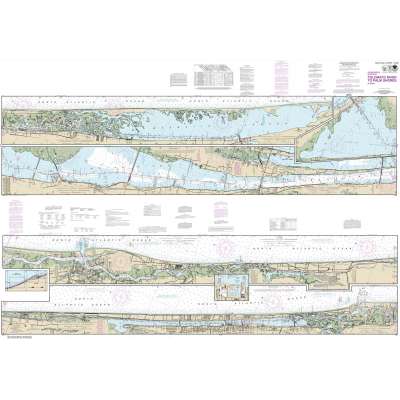 Atlantic Coast NOAA Charts :NOAA Chart 11485: Intracoastal Waterway Tolomato River to Palm Shores
