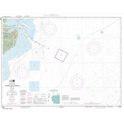 Atlantic Coast NOAA Charts :NOAA Chart 11505: Savannah River Approach