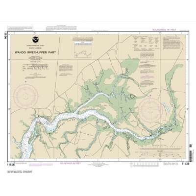 HISTORICAL NOAA Chart 11526: Wando River Upper Part