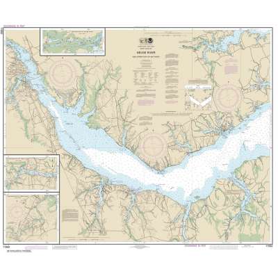 HISTORICAL NOAA Chart 11552: Neuse River and Upper Part of Bay River