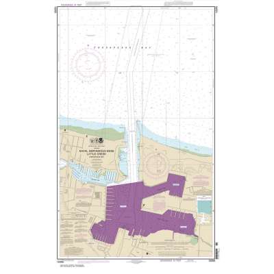 HISTORICAL NOAA Chart 12255: Little Creek Naval Amphibious Base