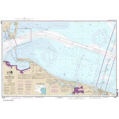 NOAA Chart 12256: Chesapeake Bay Thimble Shoal Channel