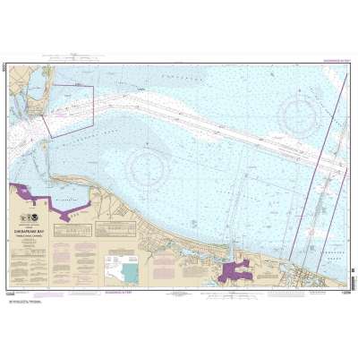 HISTORICAL NOAA Chart 12256: Chesapeake Bay Thimble Shoal Channel