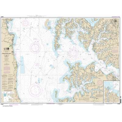 NOAA Chart 12266: Chesapeake Bay Choptank River and Herring Bay; Cambridge