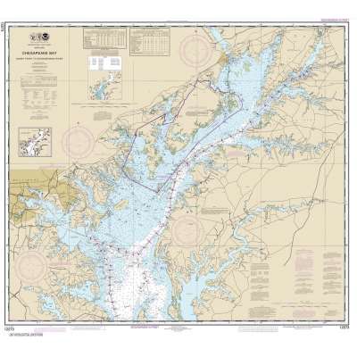 Atlantic Coast NOAA Charts :NOAA Chart 12273: Chesapeake Bay Sandy Point to Susquehanna River