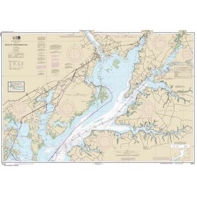 NOAA Chart 12274: Head of Chesapeake Bay