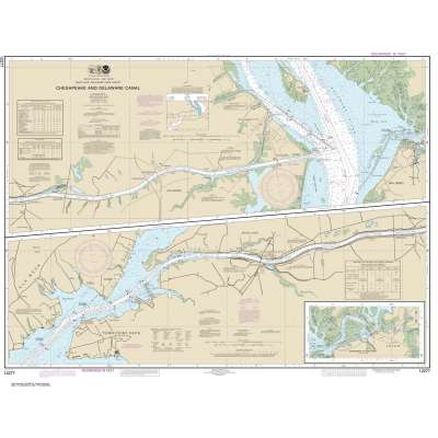 NOAA Chart 12277: Chesapeake and Delaware Canal