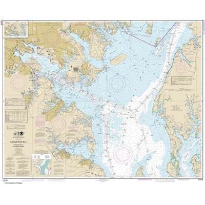 Atlantic Coast NOAA Charts :NOAA Chart 12278: Chesapeake Bay Approaches to Baltimore Harbor
