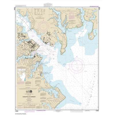 Atlantic Coast NOAA Charts :NOAA Chart 12283: Annapolis Harbor
