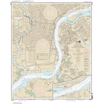 NOAA Chart 12313: Philadelphia and Camden Waterfronts