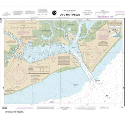 Atlantic Coast Charts :NOAA Chart 12317: Cape May Harbor